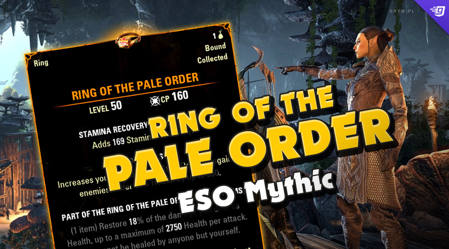 Ring of the Pale Order ESO Elder Scrolls Online, Jak Zdobyć?